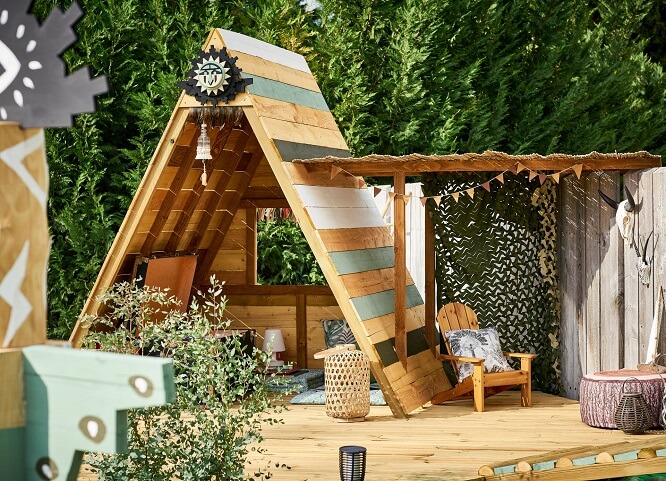 aménagement jardin extérieur