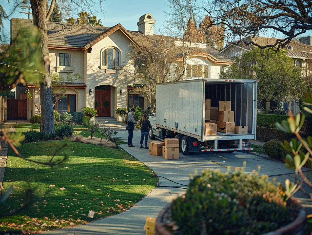 camion déménagement