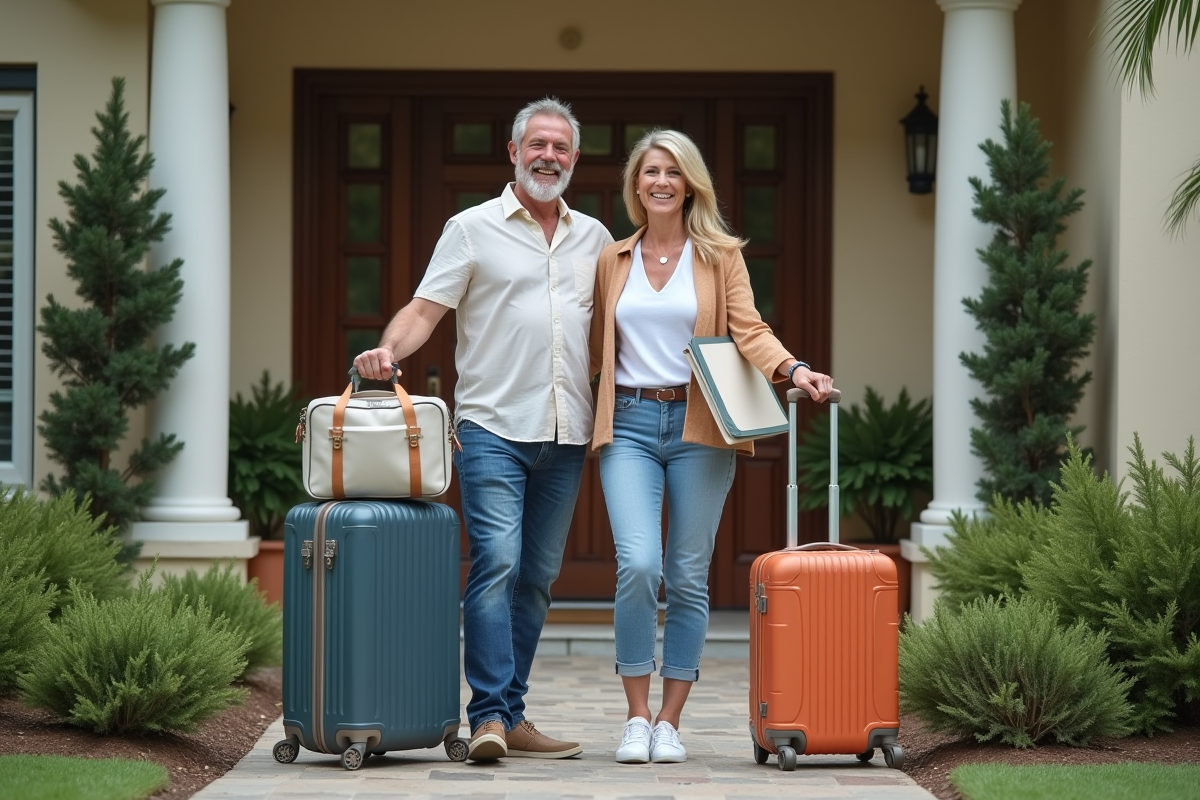 Couple détendu à l